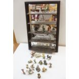 Franklin Mint Enchanted Mountain display and 20 figures to include King Trent, Smash the Ogre,