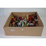 Quantity of play worn diecast and plastic models to include Base Toys, Matchbox Lesney, Trackside