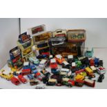 Large collection of diecast models, boxed and loose, to include boxed Burago Jaguar SS 100 3006,
