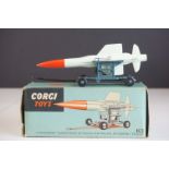 Boxed Corgi 350 Thunderbird Guided Missile by English Electric Co on Assembly Trolley, complete