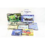 8 x Boxed 1:72 scale Revell, Heller, Academy Hobby Model Kits & Hasegawa Hobby Kits models to