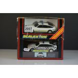 Two boxed Scalextric Police slot cars to include C362 Police Car with roof lights and C284 Police