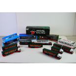 12 Boxed and unboxed Eddie Stobart by Corgi, Oxford Diecast, Atlas Editions & Saico. 8 x Corgi (