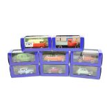 Eight boxed / cased Moulinsart en voiture Tin Tin diecast models plus 2 x empty cases, all excellent