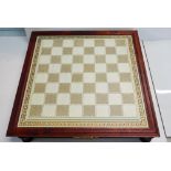 Franklin Mint Looney Tunes pewter chess set, complete with certificate of authenticity, case and