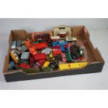 Quantity of play worn diecast models to include Dinky, Corgi, Matchbox etc, circa 1960s to 1980s