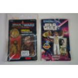 Star Wars - Carded The Power of the Force Warok action figure, slight bend to card and discoloured