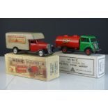 Two Triang Minic tin plate clockwork commercial models to include BR Petrol Tank Lorry and