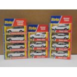 Ex Shop Stock - 11 Boxed Dinky diecast models to include 7 x 180 Rover 3500 in white and 4 x 123