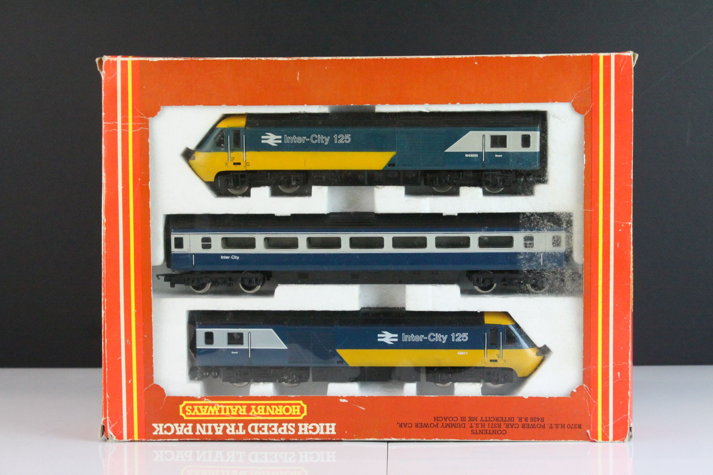 Boxed Hornby OO gauge R332 High Speed Train Pack, complete