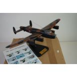 Bravo Delta Models hand-carved mahogany Avro Lancaster "Old Faithful" MK.1 1:56 scale replica