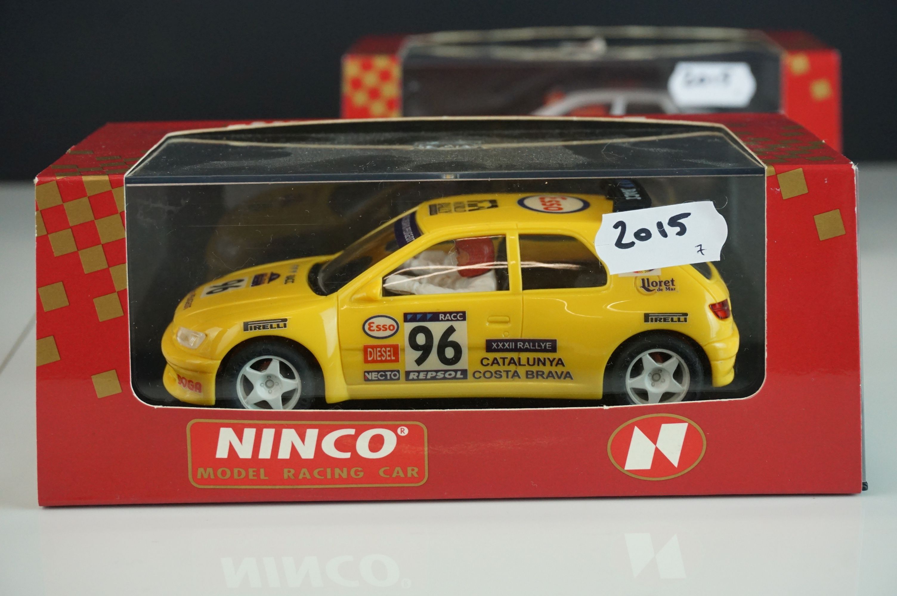 Seven cased / boxed slot cars to include 5 x Nimco (50172 Jordan 197 German Driver, 50128 Peugeot - Image 11 of 13