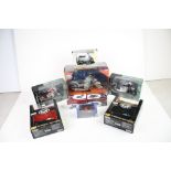 Nine assorted boxed diecast & plastic motorbike & moped models to include 2 x NewRay Roadraider