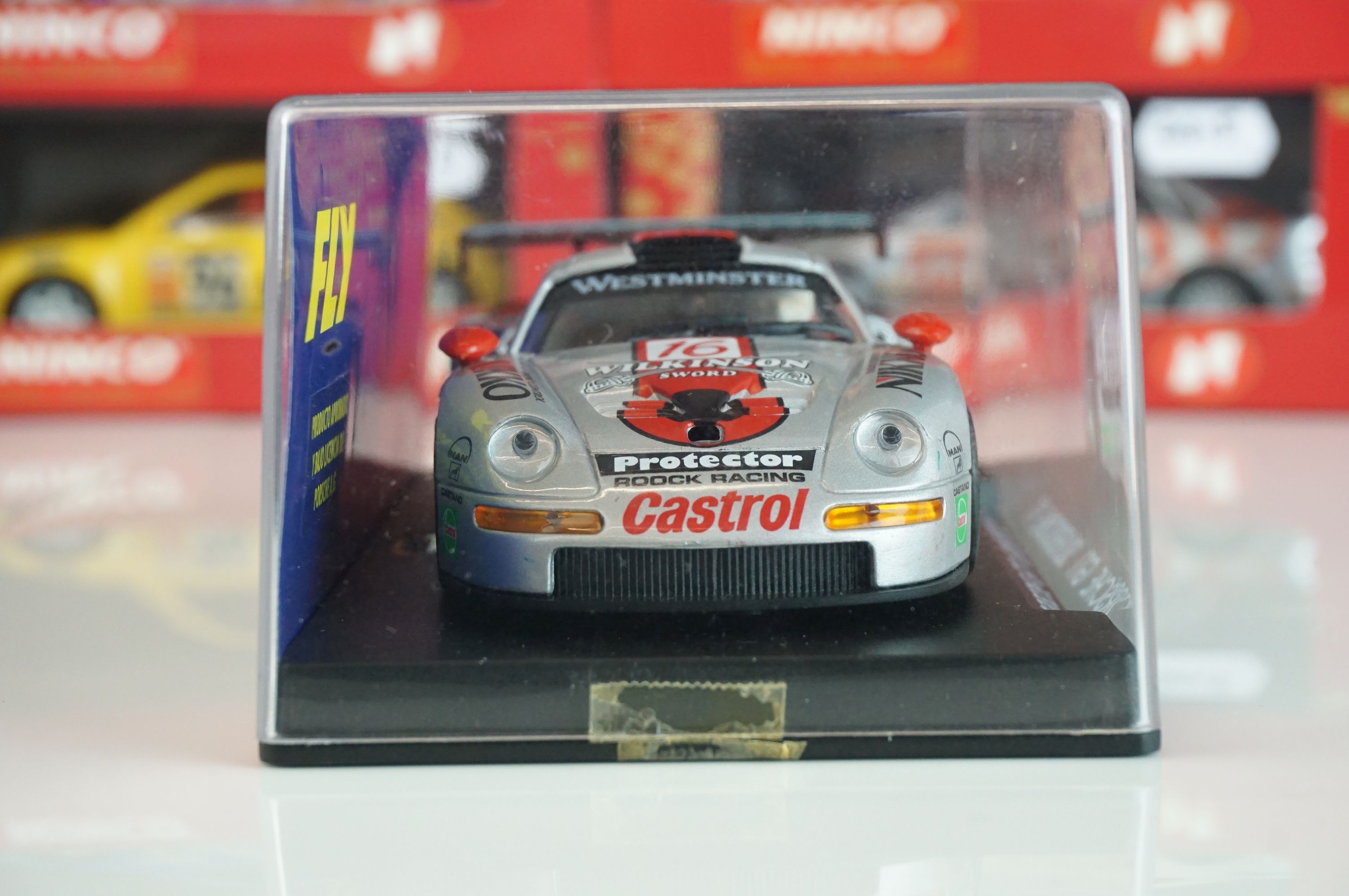 Seven cased / boxed slot cars to include 5 x Nimco (50172 Jordan 197 German Driver, 50128 Peugeot - Image 6 of 13