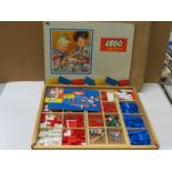 Boxed Lego System Set with original outer box, with original petrol pumps, flags, signs etc
