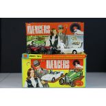 Boxed Corgi Gift Set No 40 The Avengers diecast model and figure set with Vintage Bentley and