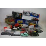 18 x Boxed and cased diecast models to include 2 x Corgi (D708 Ford Cortina Saloon and Saloon Cars