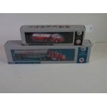 Two boxed 1:50 scale ltd edn Corgi Gasoline Tanker die cast model US55703 Texaco Kenworth w925