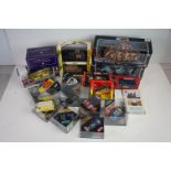 14 Boxed / cased diecast models to include Corgi 307 Renault Turbo, 2 x Victoria military, Quartzo