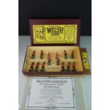 Boxed ltd edn Britains 5186 Welsh Guards metal figure set, complete and excellent