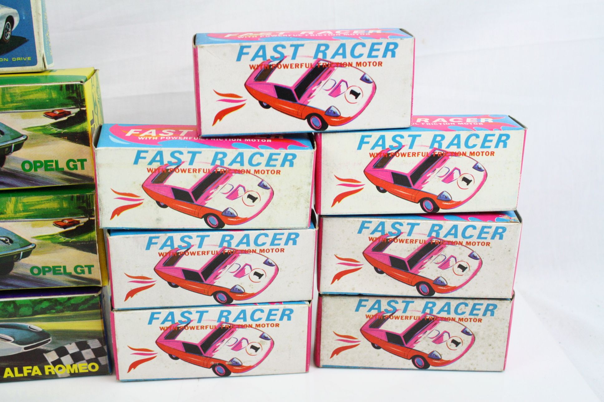 15 Boxed plastic Friction Powered models, all made in Hong Kong, to include 7 x Fast Racer, 4 x - Image 6 of 6