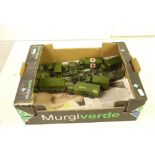 16 Original Dinky military diecast models to include 622 10 Ton Army Truck, 626 Military Ambulance