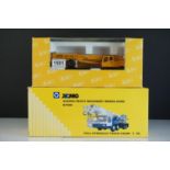 Two boxed diecast construction models to include 1/50 QY50K XCMG Xuzhou Heavy Machinery Works and