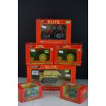 Six boxed Britains 1:32 scale diecast Elite models, to include John Deere 40555 455 Garden