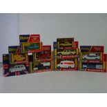 10 Boxed Dinky diecast models to include 112 Purdy's TR7, 211 Triumph TR7 Sports Car, 282 Land Rover