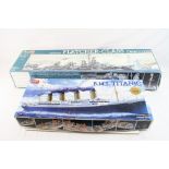 Boxed 1:144 scale Revell 05091 US Navy Fletcher-Class Destroyer unbuilt plastic model kit (damaged