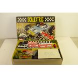 Boxed Triang Scalextric Set 40 with both original slot cars, appears to be complete but unchecked