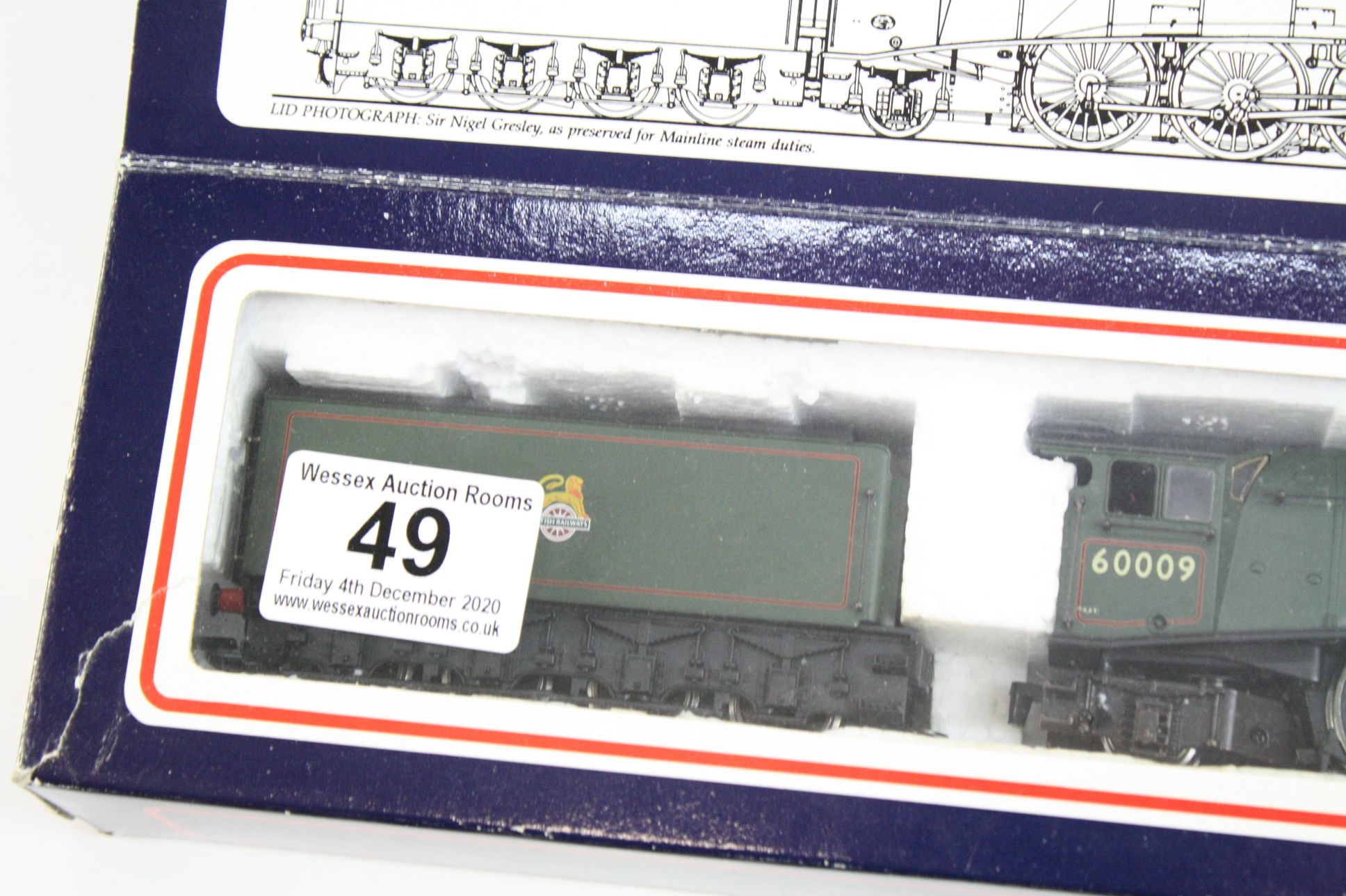 Boxed Bachmann OO gauge 31951A A4 Union of South Africa BG green Early Emblem - Image 4 of 4