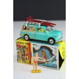 Boxed Corgi 485 Surfing with The BMC Mini Countryman diecast model in excellent condition showing