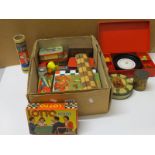 Group of vintage games to include boxed Harlesden Lotto or House, Gibson Pik-a-Styx etc