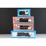 Four boxed OO gauge locomotives to include 2 x Lima (205111MWG GWR 2-6-2 & 205117MWG GWR 0-6-0)