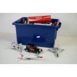 Collection of loose playworn diecast models, to include Revell, Bburago, Majorette, Matchbox etc,