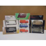 Eight boxed Schabak diecast models to include 3 x Volkswagen, 1040 Caravelle, 1042 VW Transporter