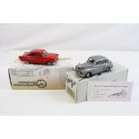Two boxed 1:43 white metal models to include Lansdowne Models LDM 92X 1956 Ford Zephyr mkII