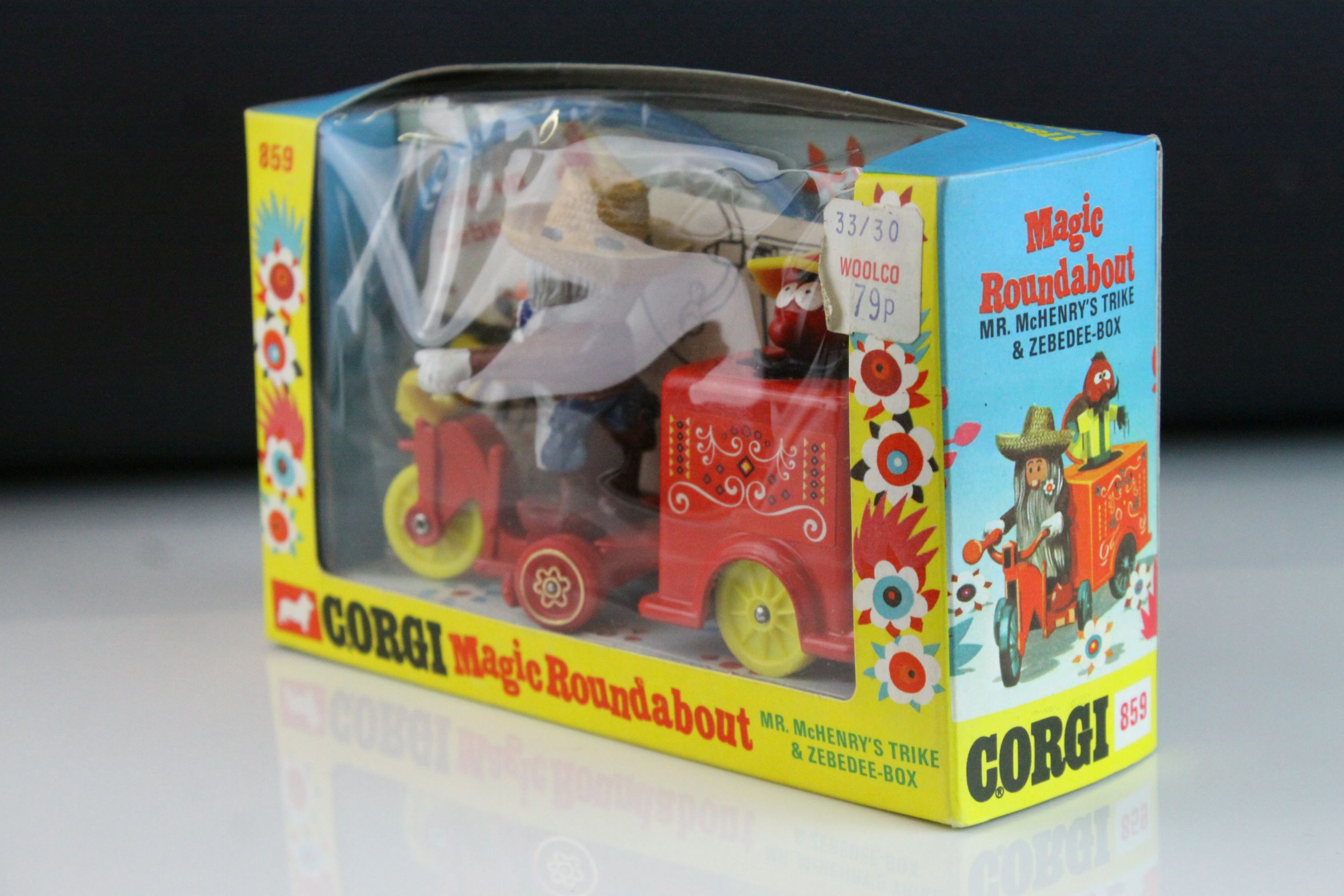 Boxed Corgi 859 Magic Roundabout Mr McHenry's Trike & Zebedee-Box diecast model, complete and near - Image 3 of 8