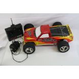 A Tamiya 58123 Dyna Blaster 1/10 electric remote control Stadium Racer pick up complete with