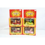 Four boxed Corgi Muppet Show diecast models to include 2031 Fozzie x 2, 2030 Kermit and 2032 Miss