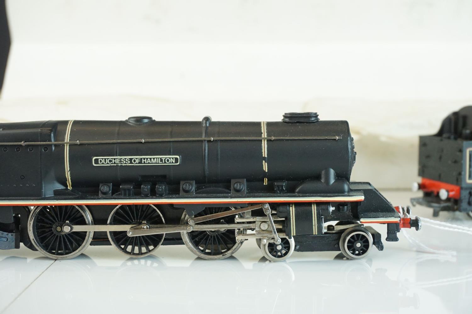 Boxed Wrenn OO gauge W2241 4-6-2 Duchess of Hamilton 4-6-2 with tender, with instructions - Image 4 of 8