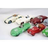 13 Original mid 20th C Dinky diecast models to include 2 x 237 Mercedes Benz, 133 Cunningham, 111