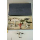 Boxed Dinky 64 Aeroplane Set containing 8 x diecast planes featuring Whitley Bomber, The Kings