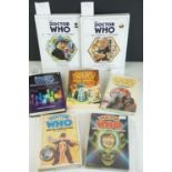 Seven Doctor Who hardback books to include Short Trip: Companions, Dalek Omnibus, The Claws of Axos,