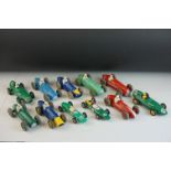 11 Original Dinky diecast model all racing cars 23K Talbot Lago, 230 HWM, 2 x 23H Ferrari, 2 x 239