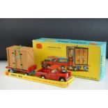 Boxed Corgi Gift Set 19 Chipperfield Circus Chipperfields Land Rover with elephant cage on trailer