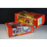 Two boxed Britains 1:32 scale Combine Harvesters, to include 9570 Massey Ferguson & 9571 New Holland