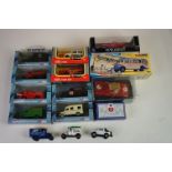 12 x Boxed diecast models to include Corgi Classics 33801 Bedford OB Coach with certificate (missing