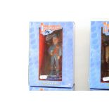 Six boxed Carlton Thunderbirds figures to include Scott Tracy, John Tracy, Gordon Tracy, Virgil